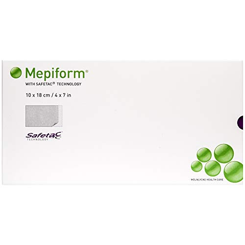 Molnlycke Mepiform with Safetac Technology 4x7, 5 Count