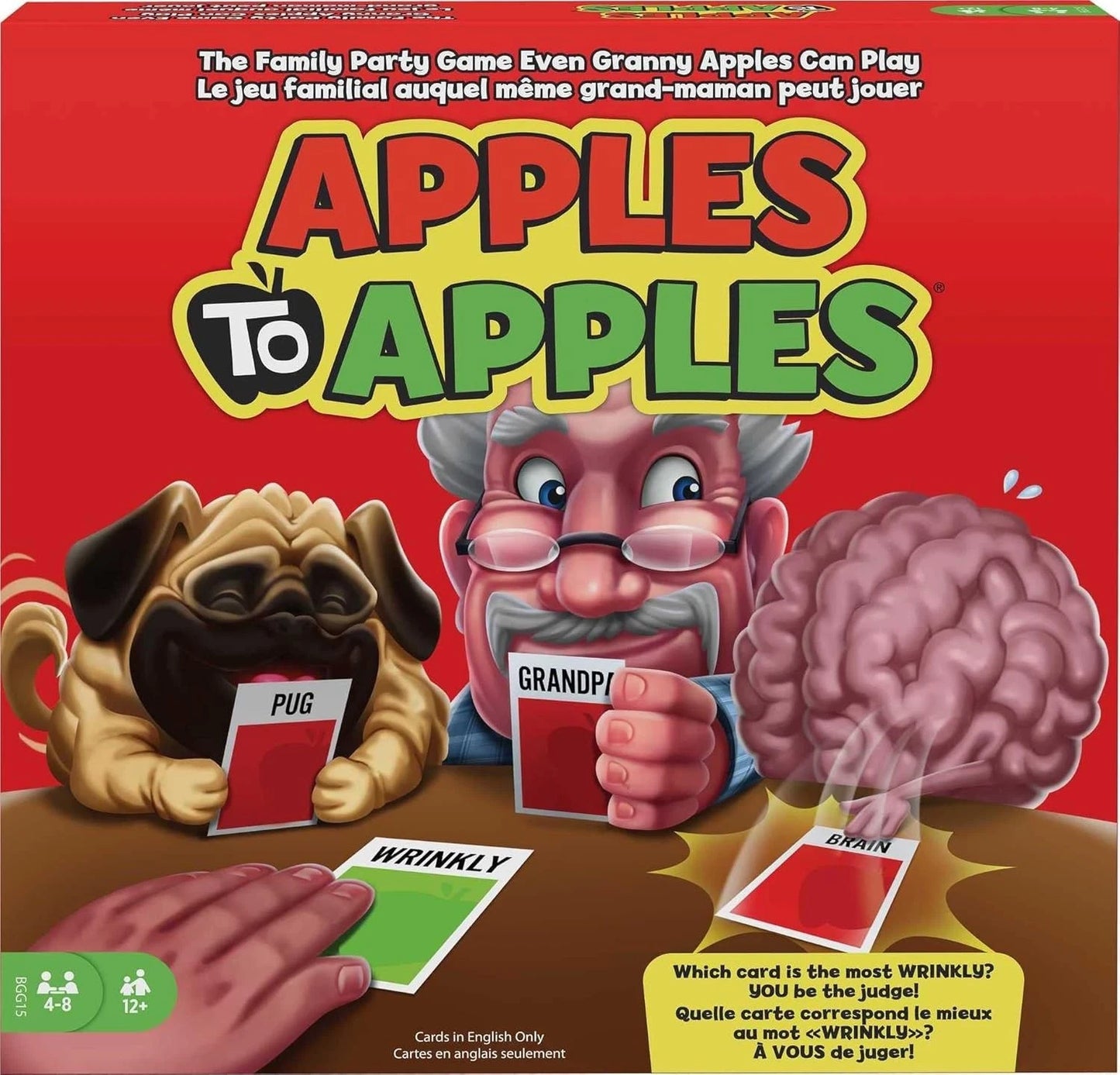 Mattel Games Apples to Apples Party in a Box Family Game with 500+ Cards for Game Nights & Parties
